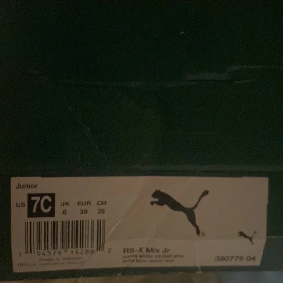 Puma RS-X Sz 7 kids EU 39 - Picture 8 of 9
